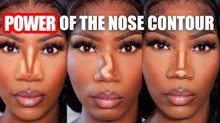 THE POWER OF THE NOSE CONTOUR | DIFFERENT SHAPES TUTORIAL