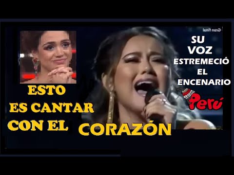 QUE VOZ!! PUSO A TODOS DE PIE!!  AMY GUTIERREZ PARALIZÓ EL ESCENARIO CANTANDO  "ANGEL"