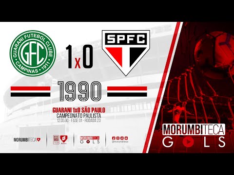 Guarani 1x0 São Paulo - Paulista - Fase 01 - Rodada 23 - 12/05/90