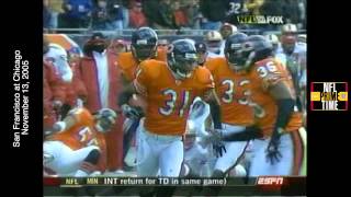 NFL Primetime, SF at Chi, 11/13/05, 108 Yard TD Return