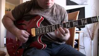 Bare Knuckle Mississippi Queen P90 in the ES-335 clone - straight jazz