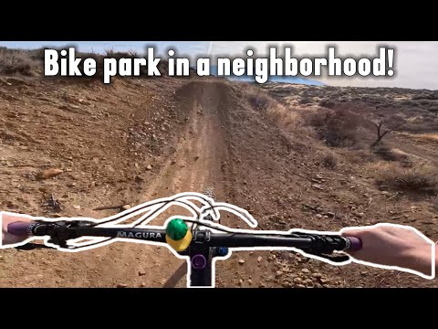 This bike park is in a neighborhood and it’s SICK