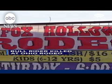 Bull rider killed at Ohio rodeo