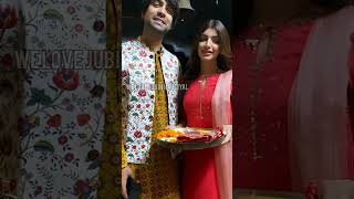 Download lagu Jubin nautiyal with his wife Nikita Dutta #jubinnautiyal #shorts #ytshorts mp3
