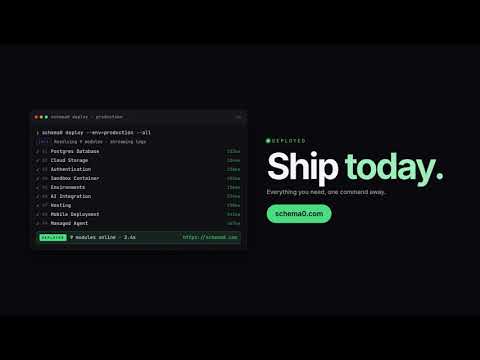 Schema0 소개 영상