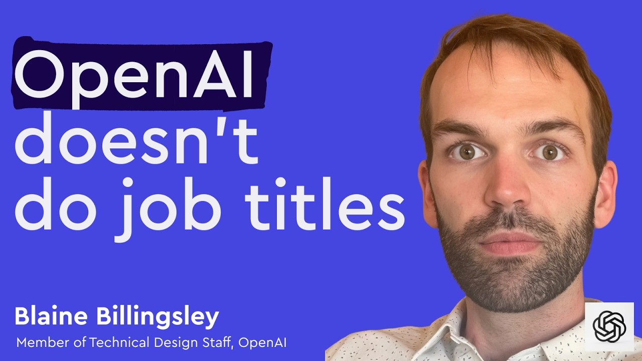 How OpenAI makes product decisions and builds at speed —  Blaine Billingsley (OpenAI)