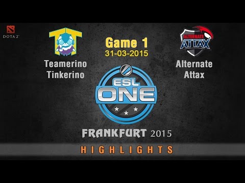 Teamerino Tinkerino vs Alternate Attax game 1 ESL One 2015