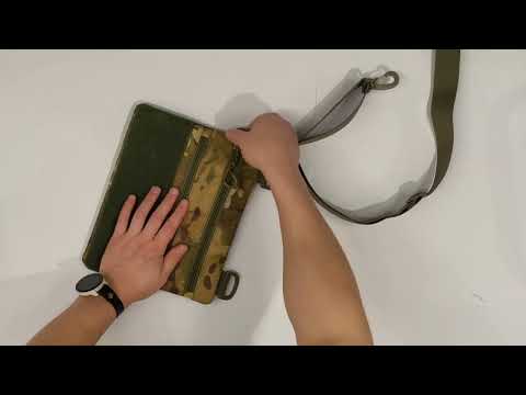 Сумка-кобура мультикам наплічна з липучкою для шевронів, тактична сумка чоловіча з кордури - фото 1 - id-p2741645909