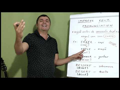 Som das vogais em inglês e consoantes duplas - Desert e Dessert  - Improve your pronunciation
