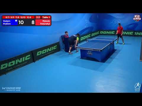 02:30 Vadym Hryban 3  - 2 Mykola Halynskyi West 5 WIN CUP 15.11.2022 | TABLE TENNIS WINCUP