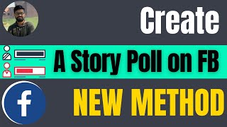 How to create a poll on Facebook story 2024