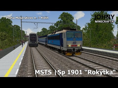 MSTS | Trať 321 | Sp 1901 “Rokytka“ | Praha Masarykovo n. - Kolín | Johny