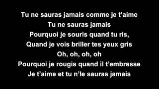 Tu ne sauras jamais (Instrumental, piano)