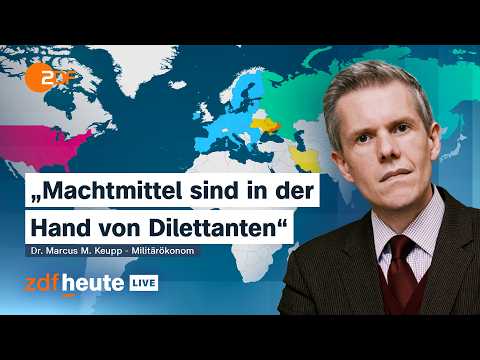 Militärökonom Keupp: Wie sich Putin und Trump verkalkuliert haben | ZDFheute live