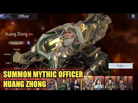 OFFICER MYTHIC HUANG ZHONG - Dynasty Legends 2