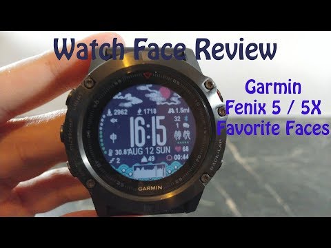 Garmin Fenix Watch Face Review : Favorite Watch Faces for Gamin Devices Fenix 5 / Fenix 5X Video