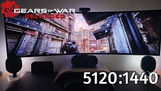 Gears of War Reloaded | Ultra-Wide 32:9 5120x1440 Samsung OLED Odyssey 49" Monitor | Stunning Lights