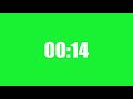 Green Screen 30 Second Countdown Timer