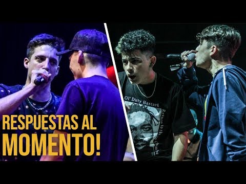 RESPUESTAS AL MOMENTO que PASARON a la HISTORIA! | Batallas de Gallos (Freestyle Rap)