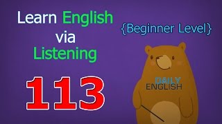 Learn English via Listening Beginner Level | Lesson 113 | Places to Live
