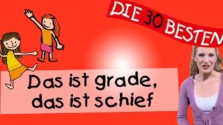 Das ist grade, das ist schief  - Anleitung zum Bewegen || Kinderlieder