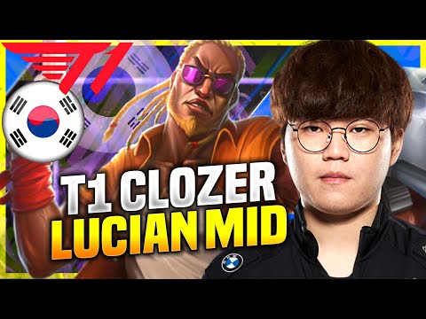 CLOZER HARD CARRY LUCIAN! - T1 Clozer Plays Lucian Mid vs Irelia! | KR SoloQ Patch 10.22