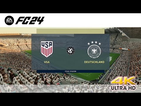 EA SPORTS FC 24 NextGen I Prognose Freundschaftsspiel: 🇺🇸 USA gegen Deutschland 🇩🇪 [4K HDR 60 FPS]