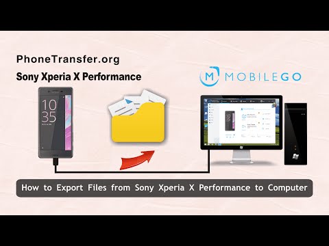 How to Export Files from Sony Xperia X Performance to Computer, Xperia XA Files Manager