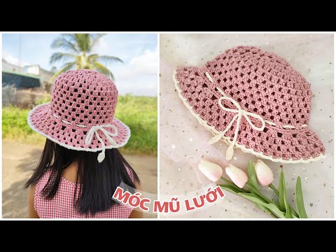 Nón lưới vành xoè (chia mọi size)