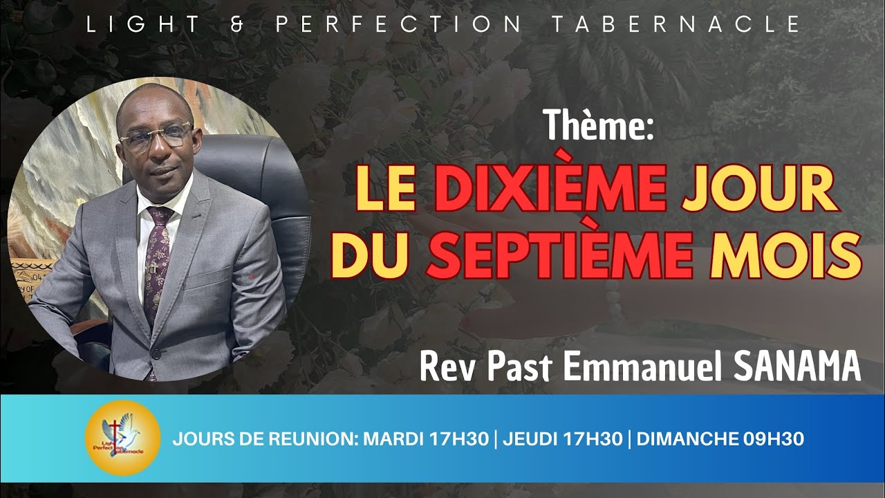 RÉUNION DU 26 MAI 2025 - REV PAST EMMANUEL SANAMA