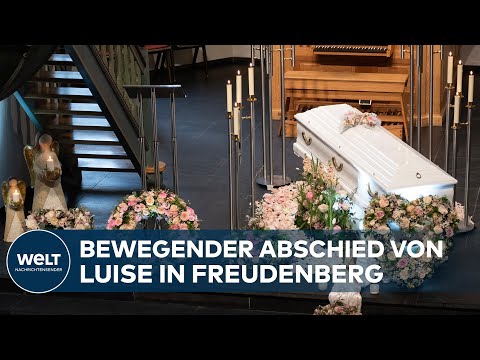 TRÄNEN UND TRAUER: Freudenberg steht still - Bewegende Trauerfeier für ermordete Luise