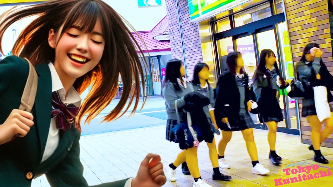 Tokyo Kunitachi 🐶 Dynamite City ♪💖 4K Non-stop 1 hour