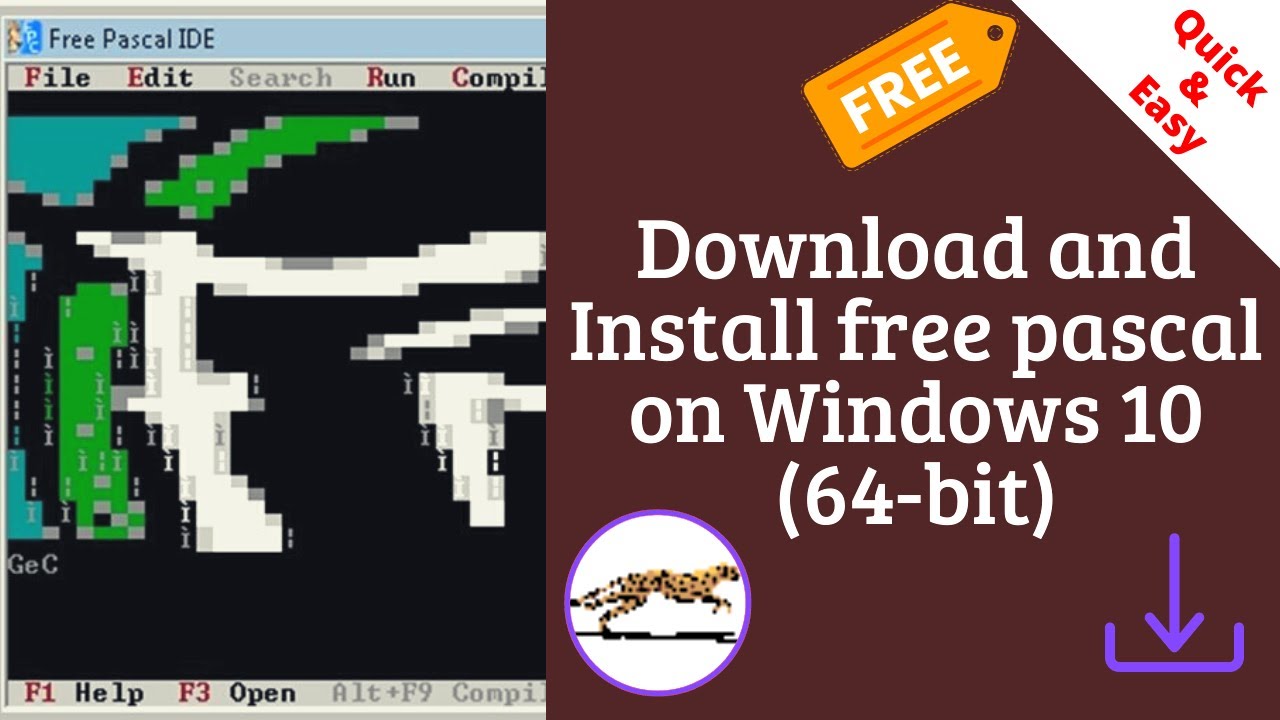 Download and install Free Pascal (all steps)