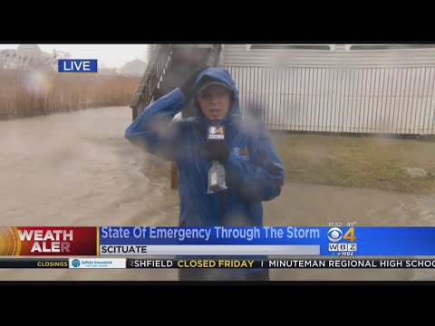 Storm Update: Scituate Coastal Roads Flooded, With Water Still Rising