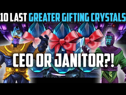 LAST ROUND 10X Greater Gifting Crystals - Finally some CEO Luck?! - Marvel Contest of Champions