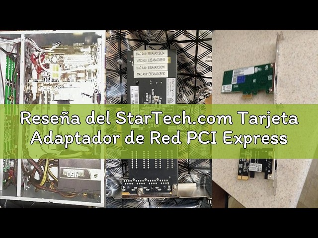 Vídeo relacionado con StarTech.com Tarjeta Adaptador Red PoE/PSE PCI Express PCIe Gigabit Ethernet 2 Puertos RJ45 - 1x LP4 Macho - 1x Conector SATA Alimentacion