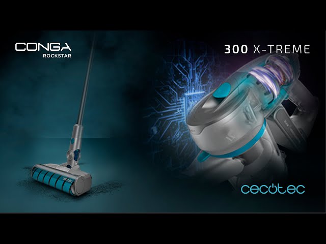 Cecotec Conga RockStar 300 X-Treme Aspirador Escoba 430W video