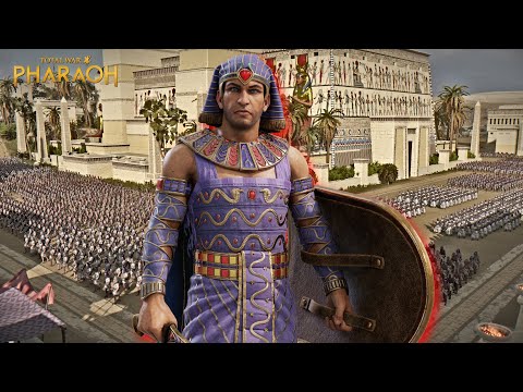 Seti Archers only vs Ramesses | Huge Total War Pharaoh Siege Battle Gameplay