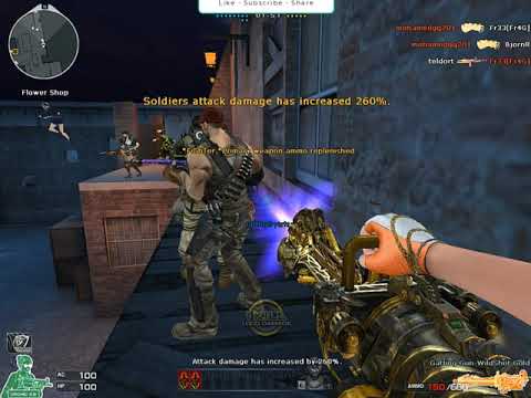 Crossfire West: Gatling Gun-WildShot Gold HMX Gameplay - Champion Dang