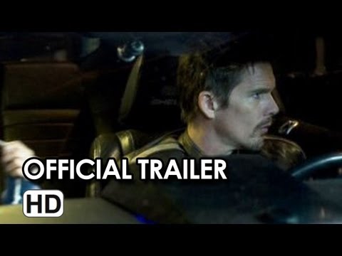 Trailer collage: Sofia streets at night, police lights, and dashboard POV