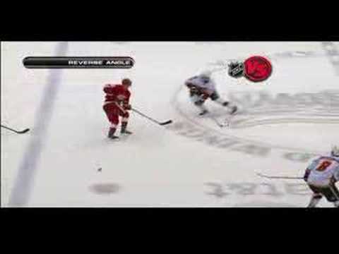 Phaneuf hit on Hudler Nov 27 07