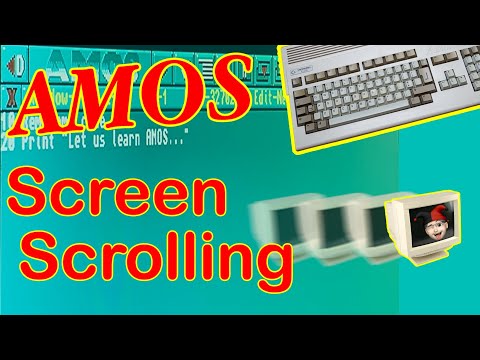 AMOS - Screen Scrolling on the Amiga
