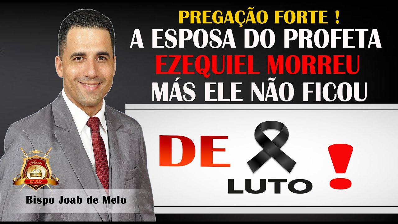 PREGAÇÃO FORTE 😭 - A ESPOSA DO PROFETA EZEQUIEL MORREU MÁS ELE NÃO FICOU DE LUTO ! 😭