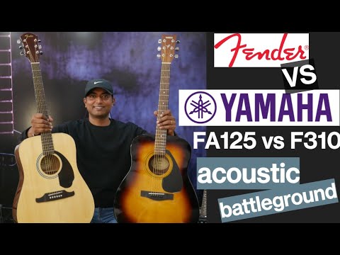 Fender FA125 vs Yamaha F310 acoustic guitar battleground.