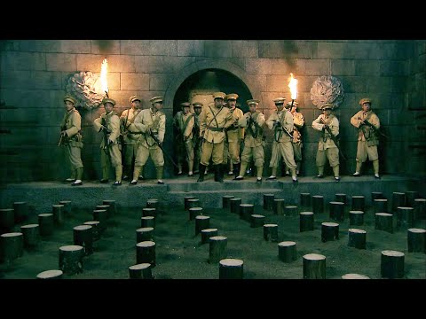 偽軍擅闖藏寶洞，觸動機關，三關未過血流成河！活該 🏹 抗日 #中国电视剧 #鄭伊健 #movie