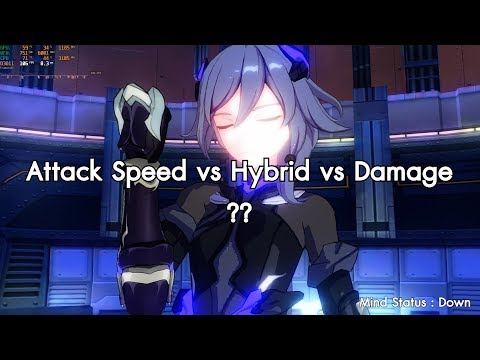 Honkai Impact 3 : A.spd vs Hybrid vs Damage #1