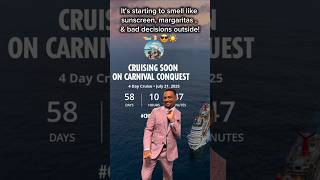 The Countdown till my next Cruise has BEGUN! #travel #cruise #vacation #carnivalcruise #shorts