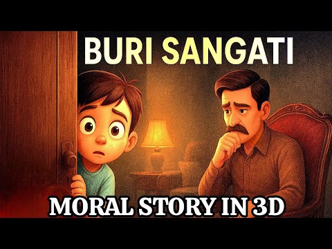 Buri Sangati ka Asar | A Powerful Moral Story about Bad Company in 3d Cartoon | #inspiredarpan