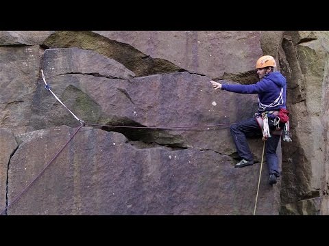 How to lead climb with two ropes