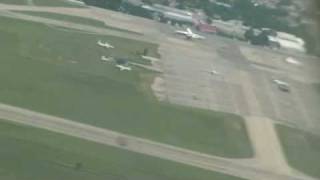 preview picture of video 'Bioing 737-500 Take-Off And Flying Over Simferopol's Airport Field'